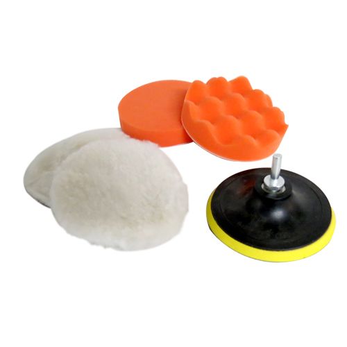 Juego Accesorios Pulir para Taladro 125 mm OBI 6 pzas