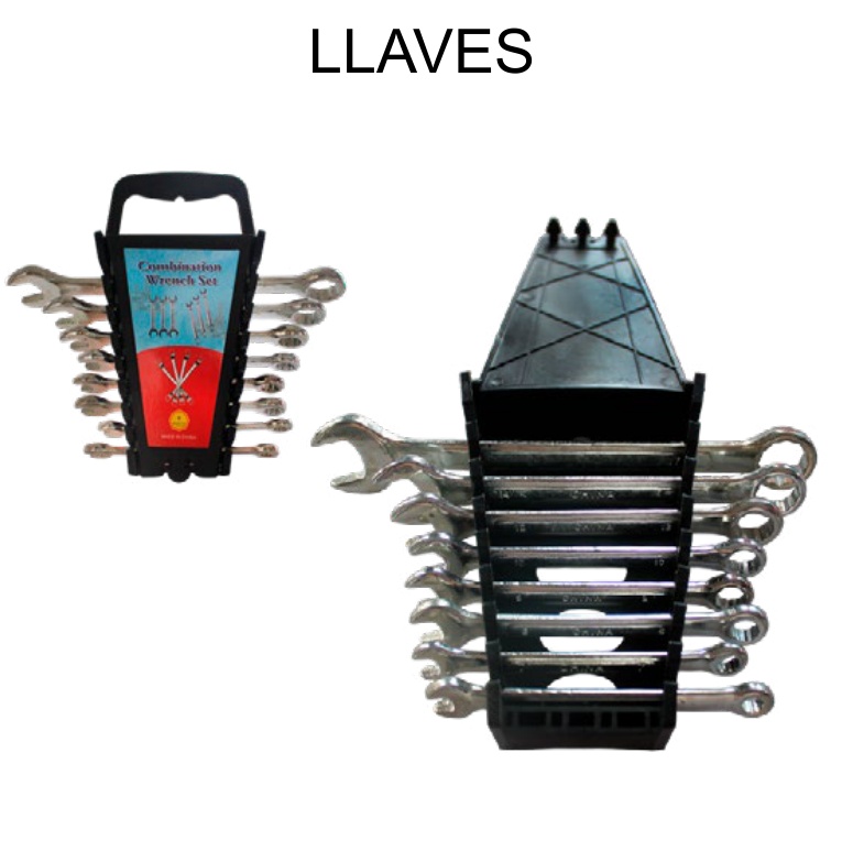 [EB-TL40021] Juego Llaves Combinadas 8 Pzas Acero Pulgadas 1/4"-11/16" SAE — Caja x40 pzas