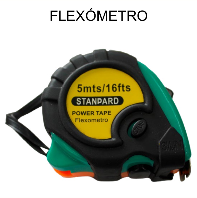 [EB-TL43082] Flexómetro (Cinta Métrica) Standard 5M x25mm con Gancho — Caja x120 pzas