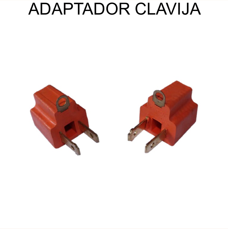 Adaptador Clavija Trifásica Naranja Caja 48 Pzas 110V — Caja x1200 pzas