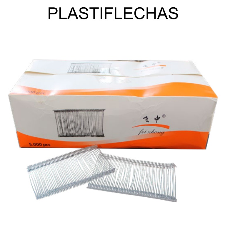 Plastiflechas Estándar Caja 5000 Pzas 50mm Transparentes Tag Gun — Caja x40…