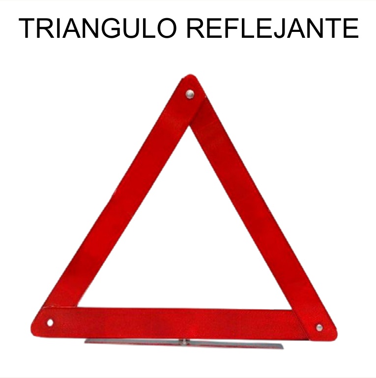 [EB-TL36250] Triángulo Reflectante Seguridad Vial 42cm Plegable Emergencia Carretera —…