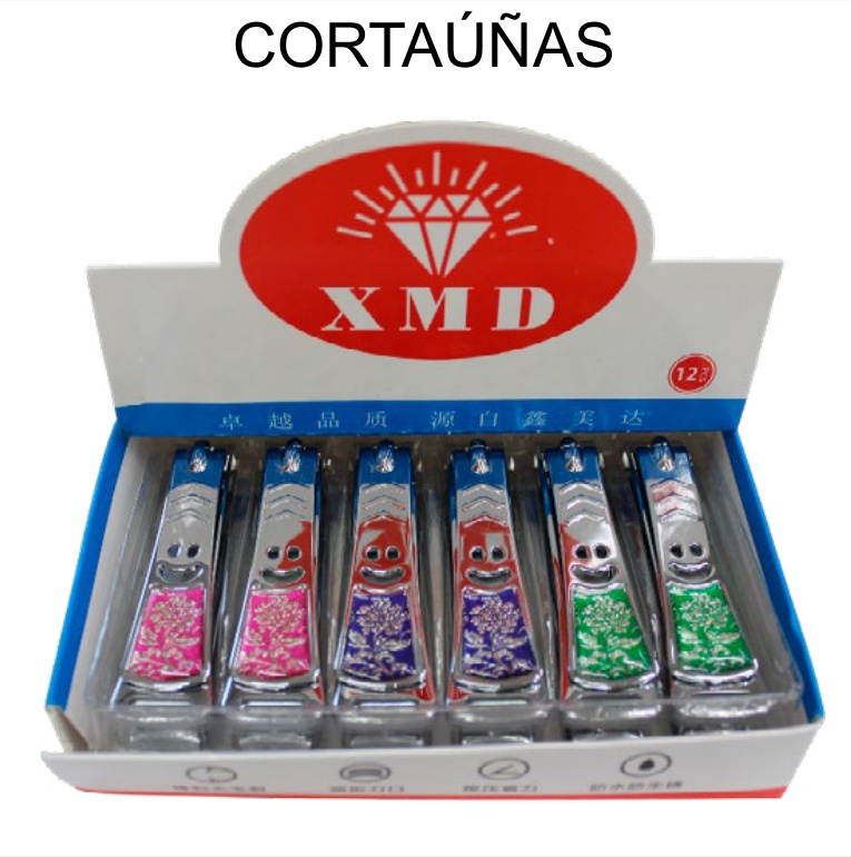 [EB-TL44684] Cortaúñas Decorados Surtidos Caja 12 Pzas Exhibición Mostrador — Caja x600 pzas