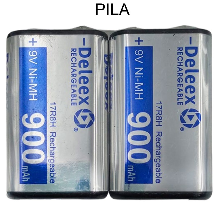 [EB-EP31929] Pila Recargable Deleex Ni-MH 9v 900mAh — Caja x200 pzas