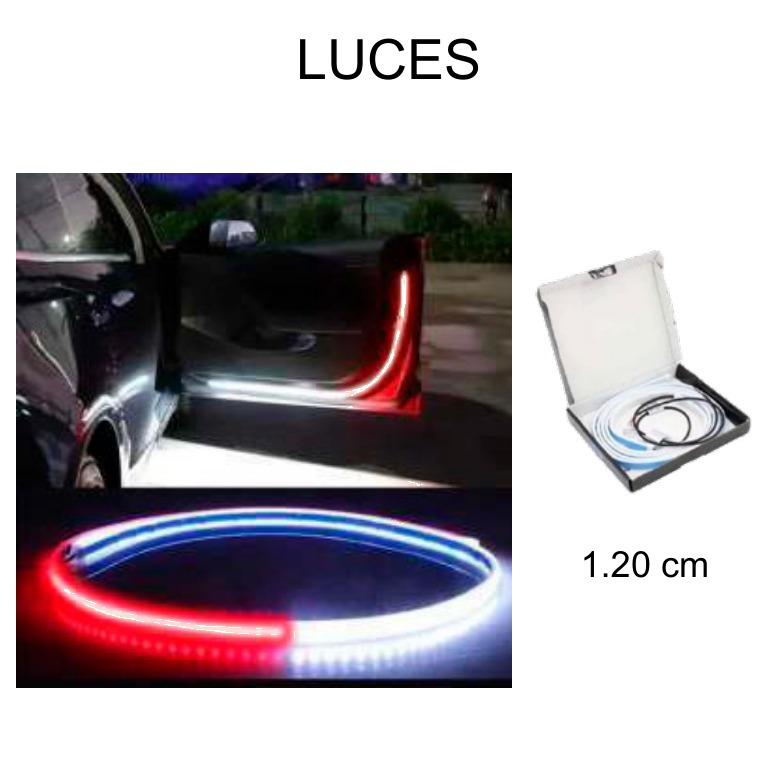 [EB-EP30766] Luces LED para Puerta de Auto 1.2m par con Sensor — Caja x100 pzas