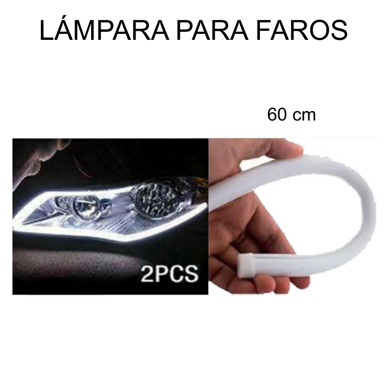[EB-EP30683] Tira LED Flexible para Faros DRL 60cm 2 pzas — Caja x80 pzas