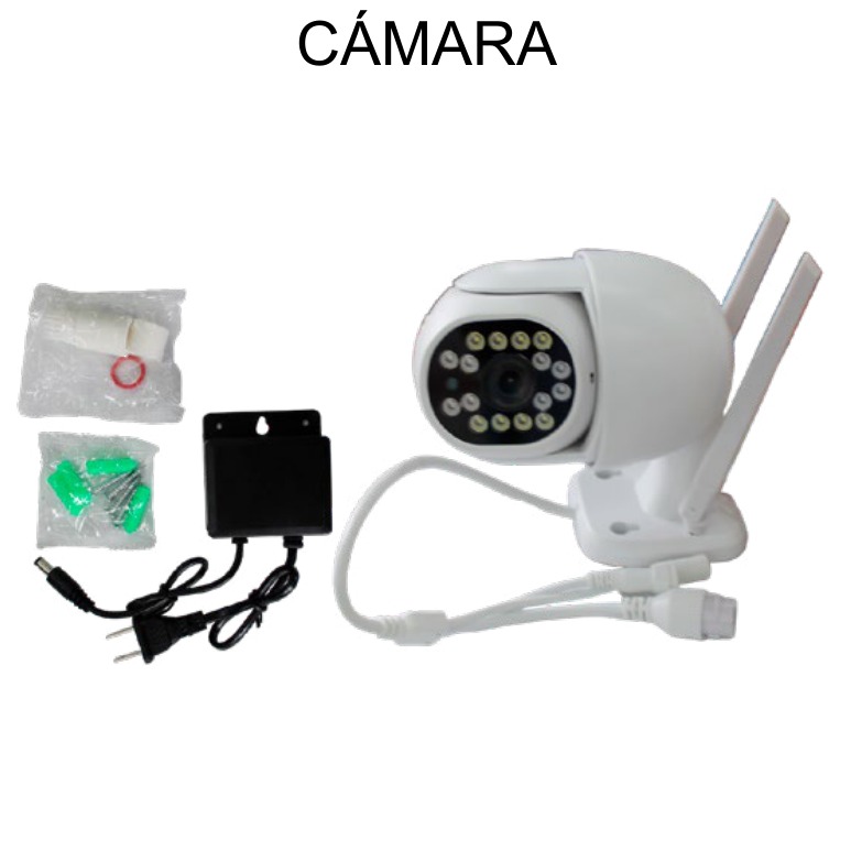 [EB-ET2232] Cámara IP WiFi HX-A1516C-A1 para Exterior 14x13x9cm — Caja x30 pzas