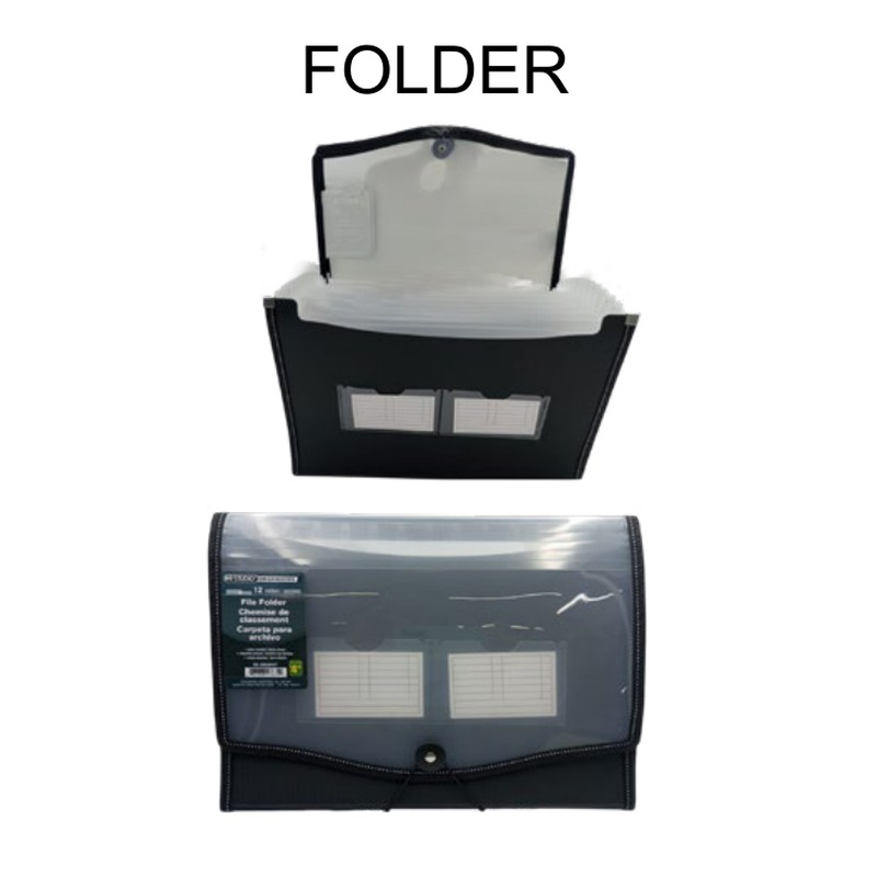 [EB-ST43808] Portafolios expandible documentos 37x25cm — Caja x80 pzas