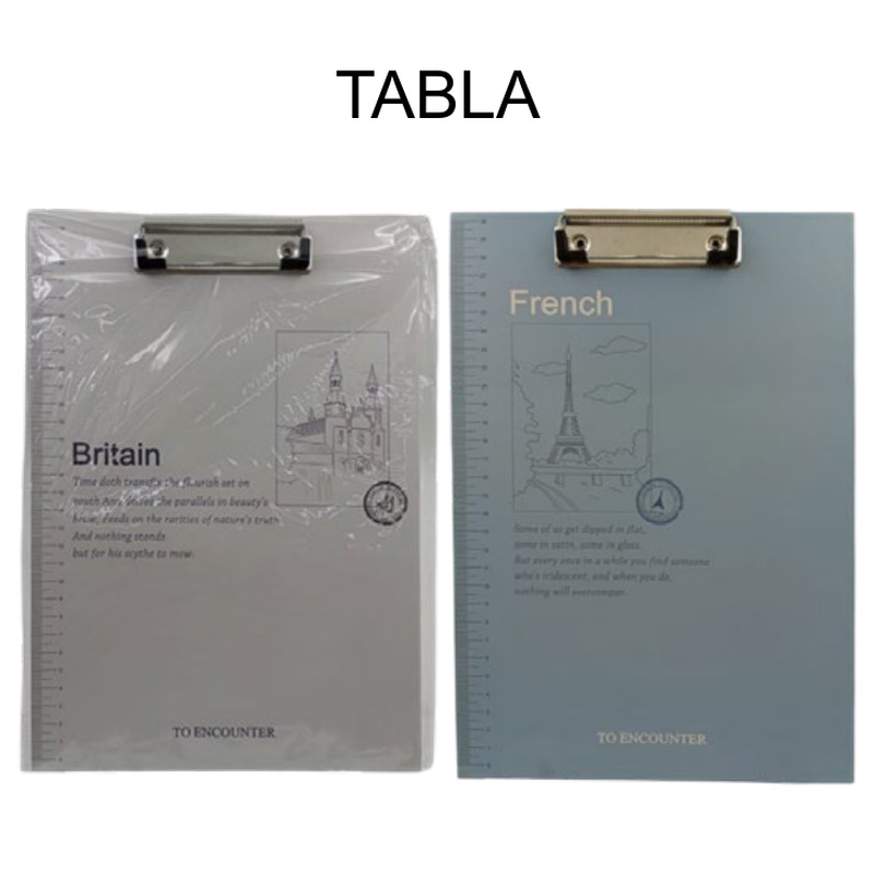 [EB-ST43798] Clipboard tabla clip metálico 22x28cm — Caja x200 pzas