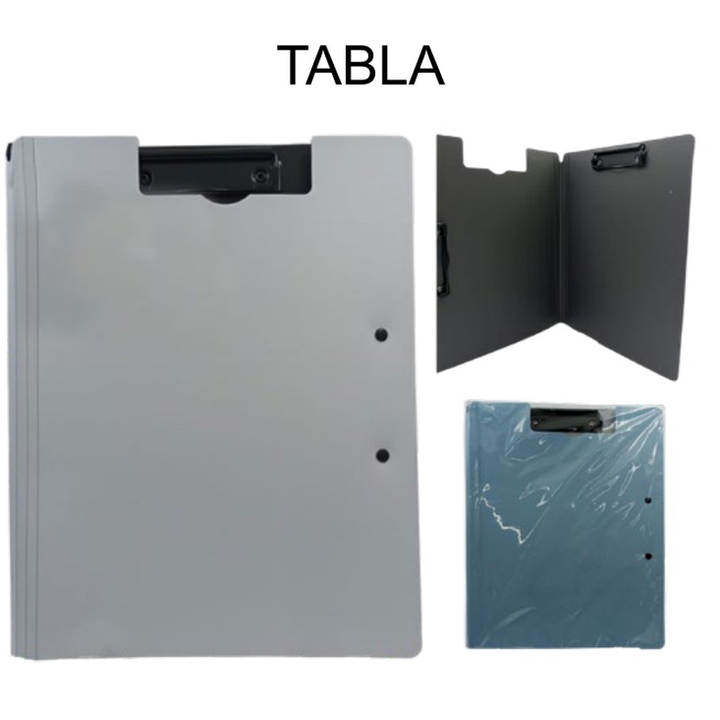 [EB-ST43809] Clipboard tabla clip abatible 25x34cm — Caja x100 pzas