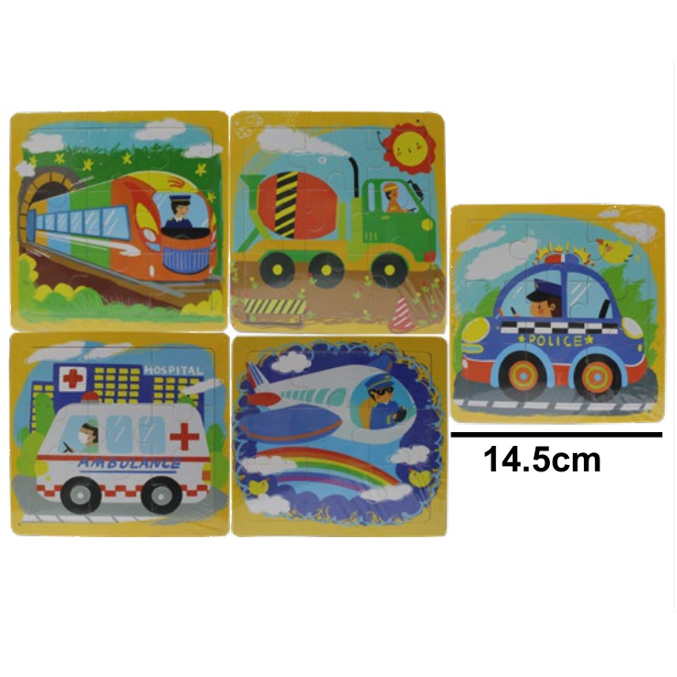 [EB-TY364062] Rompecabezas Madera MDF 14.5cm Cuadrado — Caja x600 pzas ref.TY364062