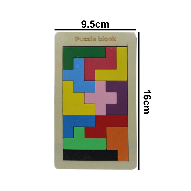 [EB-TY364037] Rompecabezas Madera MDF 9.5x16cm Vertical — Caja x500 pzas ref.TY364037
