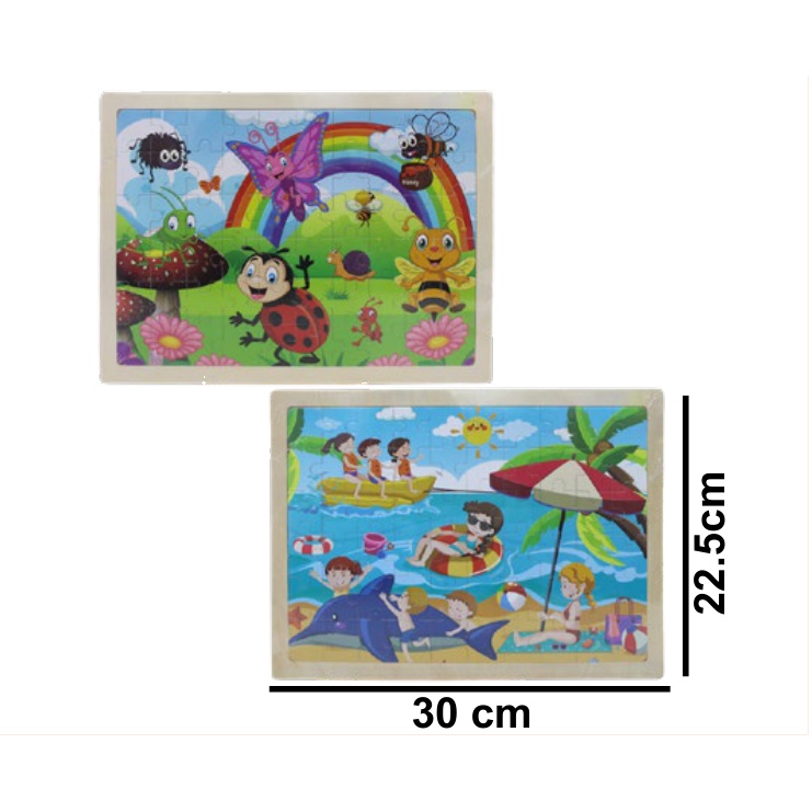 [EB-TY362529] Rompecabezas Madera MDF 30x22.5cm Grande — Caja x200 pzas ref.TY362529