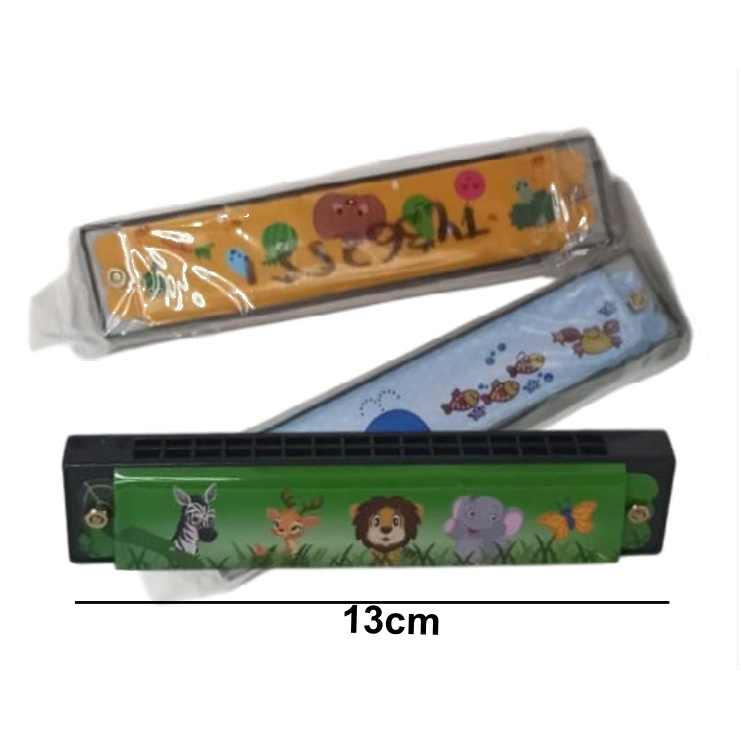 [EB-TY362551] Armónica Madera Didáctica Animales 13x3cm — Caja x800 pzas ref.TY362551