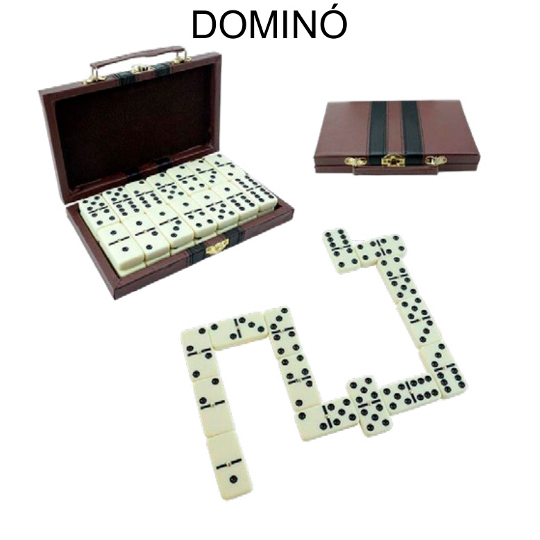[EB-TY364196] Dominó en cajita 19.5×6.5 cm — Caja x40 pzas