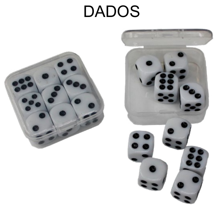 [EB-TY364220] Dados de colores 16mm — Caja x360 pzas
