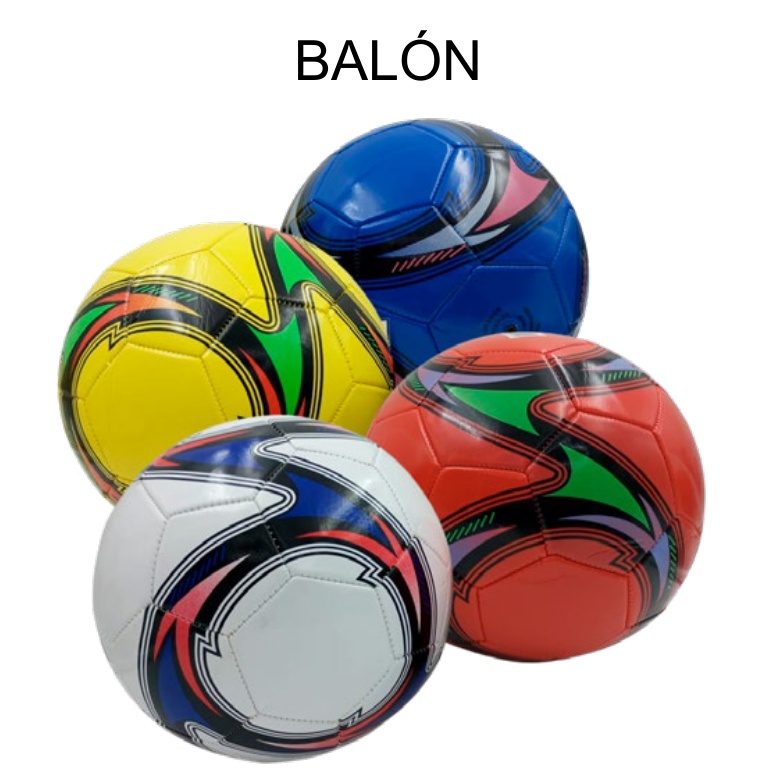 [EB-TY362108] Balón de futbol No.5 22 cm — Caja x100 pzas