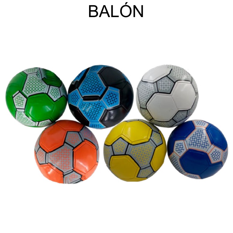 [EB-TY362110] Balón de futbol No.5 22 cm — Caja x100 pzas
