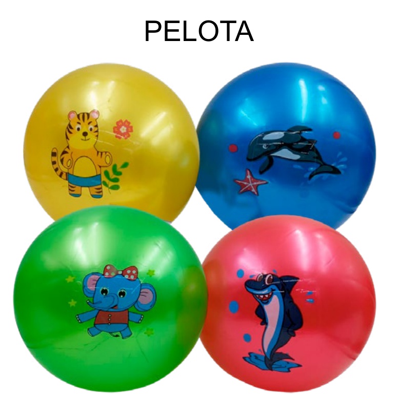 [EB-TY363266] Pelota saltarina con asa 22 cm — Caja x360 pzas