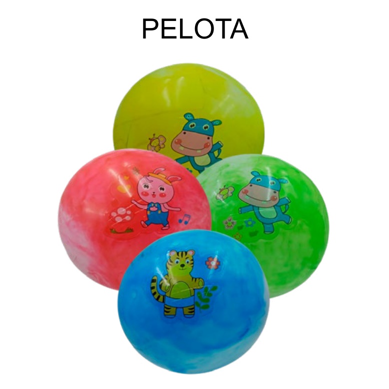 [EB-TY363267] Pelota saltarina con asa 22 cm — Caja x360 pzas