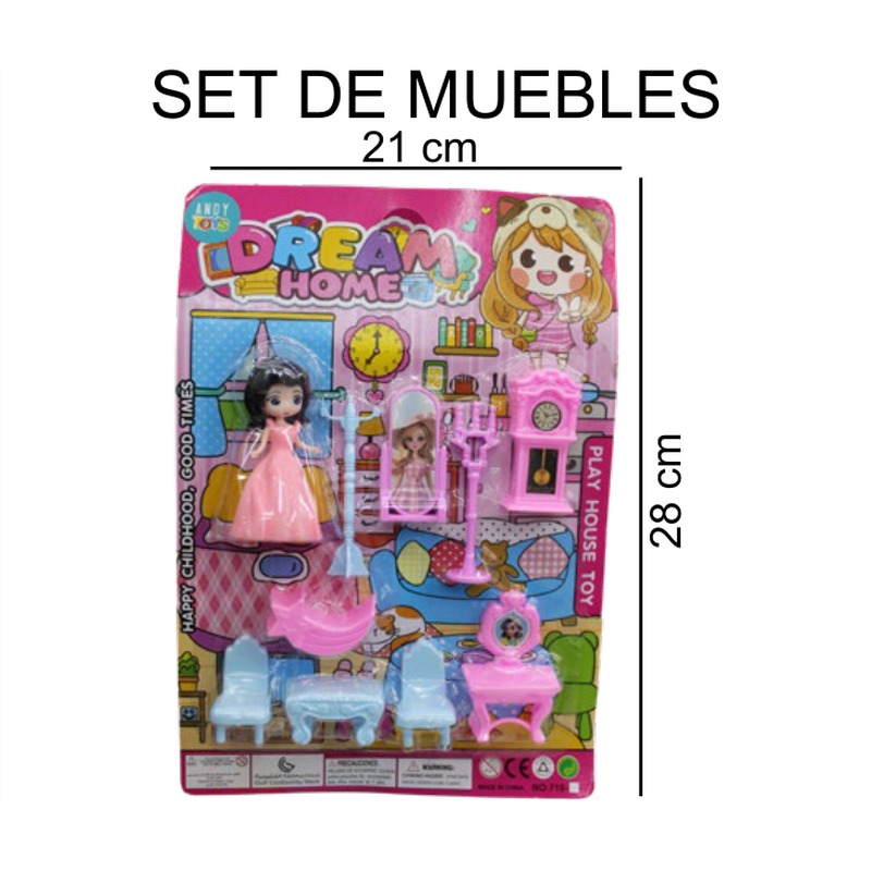 [EB-TS92232] Set Parque Diversiones Amusement Park Rueda Fortuna Helado Giratoria 18x26 cm — Caja 240 pz