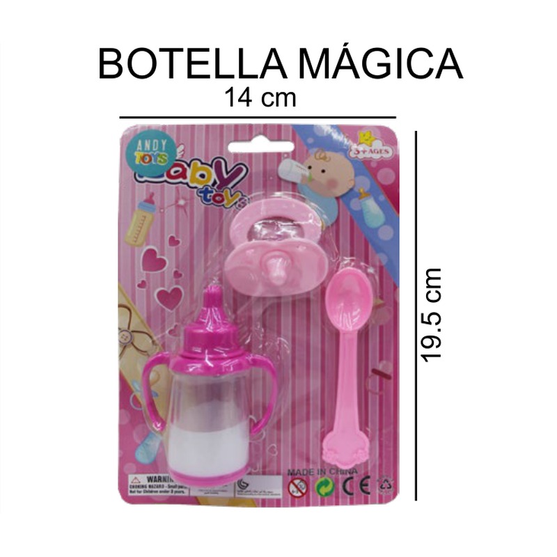 [EB-TS91690] Set Botella Mágica Bebé Magic Bottle 2 pz Jugo Naranja y Leche 14x21.5 cm — Caja 240 pz