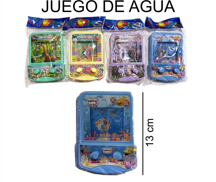 [EB-TS91643] Juego Agua Manual Habilidad Blister 13×9 cm 3 Colores — Caja x360 pz