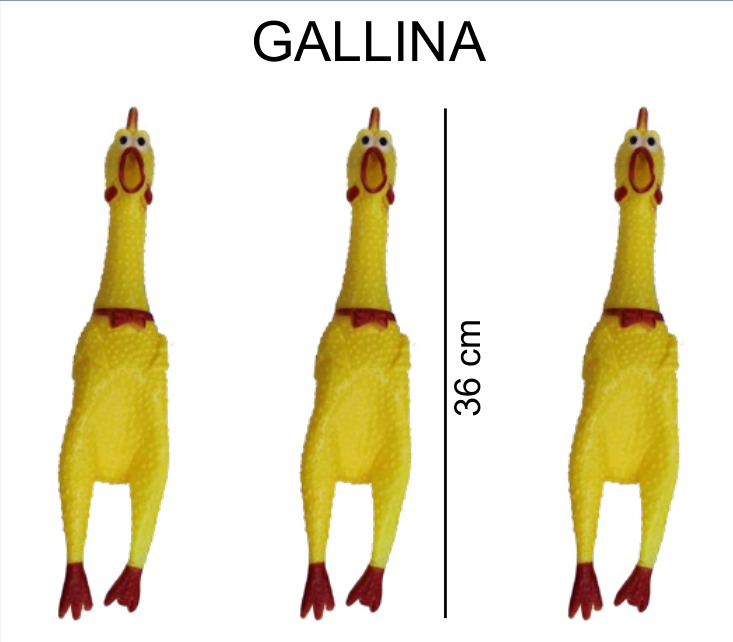 [EB-PT11621] Gallina Grande Figura Plástico 36 cm Blister — Caja x150 pz