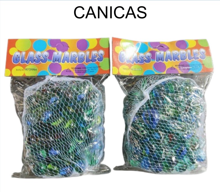 [EB-TY363177] Canicas 100 Piezas 99×1.6 cm + 1×2.5 cm Blister — Caja x50 pz
