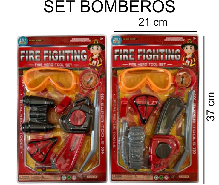 [EB-TS95674] Bomberos Vehículos Blister 2 Modelos 21×37 cm — Caja x96 pz