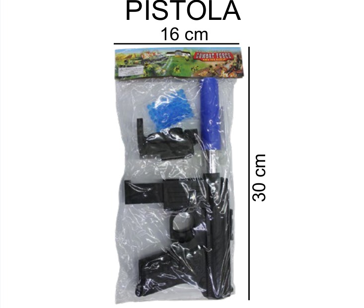 [EB-TS92391] Pistola Balas de Gel Infrarrojo Blister 16×30 cm — Caja x180 pz