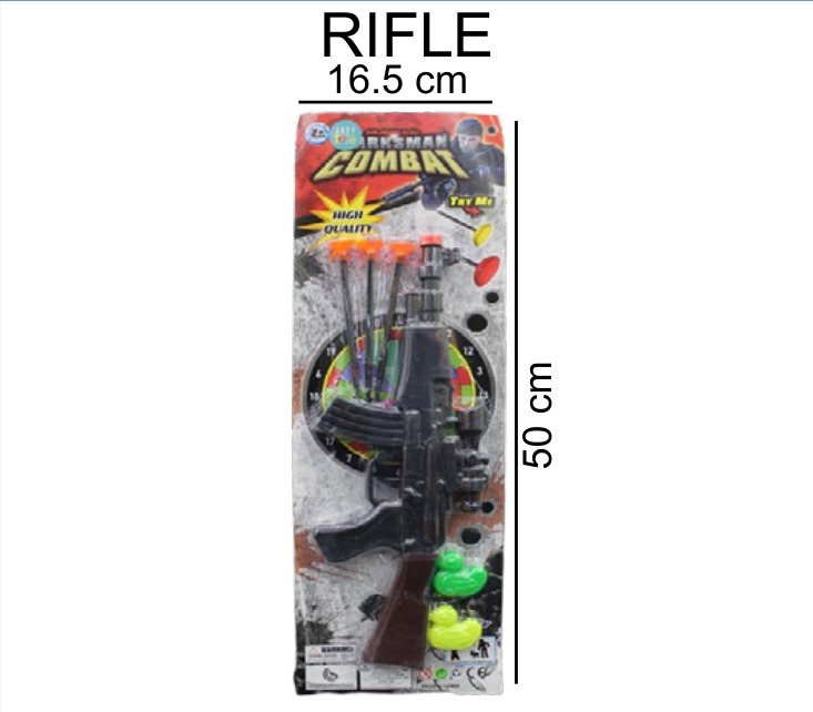 [EB-TS92514] Pistola Tiro Blister 16×50 cm Plástico Surtido — Caja x192 pz