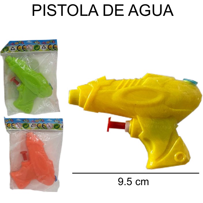[EB-TS95219] Pistola Agua 9.5x6.5cm 3 Colores Plástico x600pz — WEISCO
