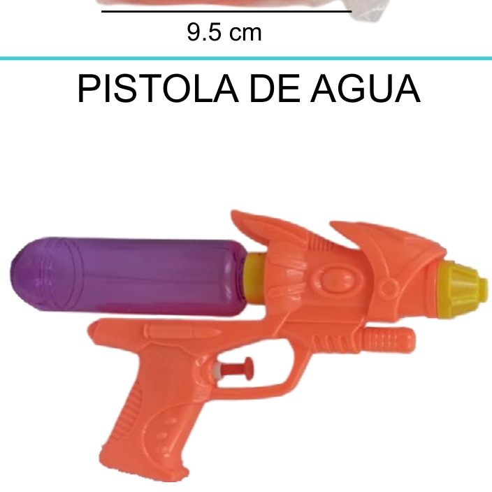 [EB-TS95933] Pistola Agua 22x11x2.2cm 3 Colores Plástico x432pz — WEISCO