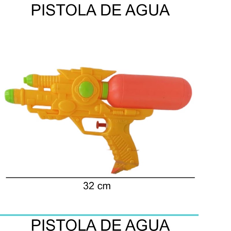 [EB-TS95214] Pistola Agua 32x15cm 3 Colores Plástico x240pz — WEISCO
