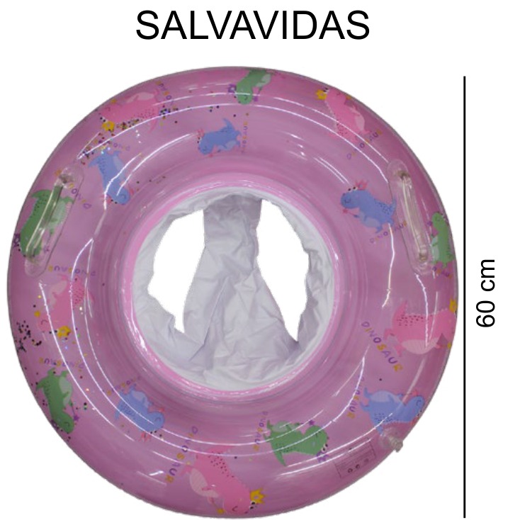 [EB-TY363919] Aro Salvavidas Inflable 60cm PVC Estampado x180pz — WEISCO