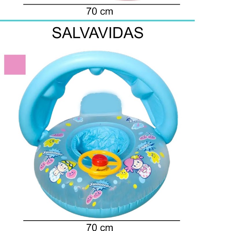 [EB-TY362416] Barquito Salvavidas Inflable 70cm PVC para Bebé x80pz — WEISCO