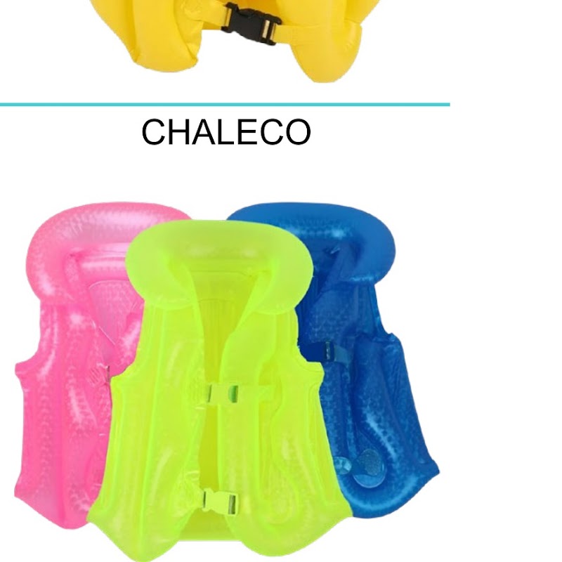 [EB-TY362378] Chaleco Salvavidas Inflable 45cm 3 Colores Talla S x240pz