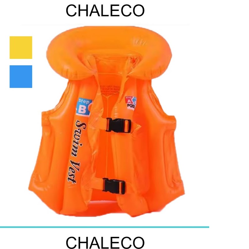 [EB-TY362382] Chaleco Salvavidas Inflable 50cm Doble Cámara Step B x180pz