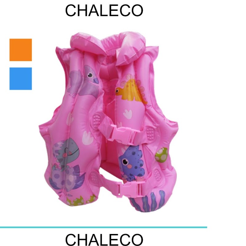 [EB-TY363926] Chaleco Salvavidas Inflable 50cm PVC Doble Cámara x180pz