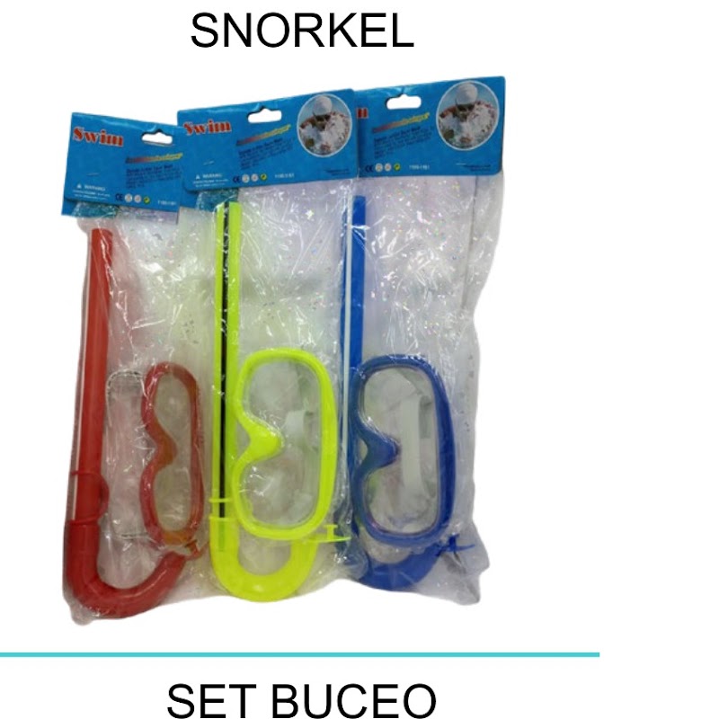 [EB-TY361936] Kit Goggle + Snorkel en Bolsa 36x10cm x144pz — WEISCO