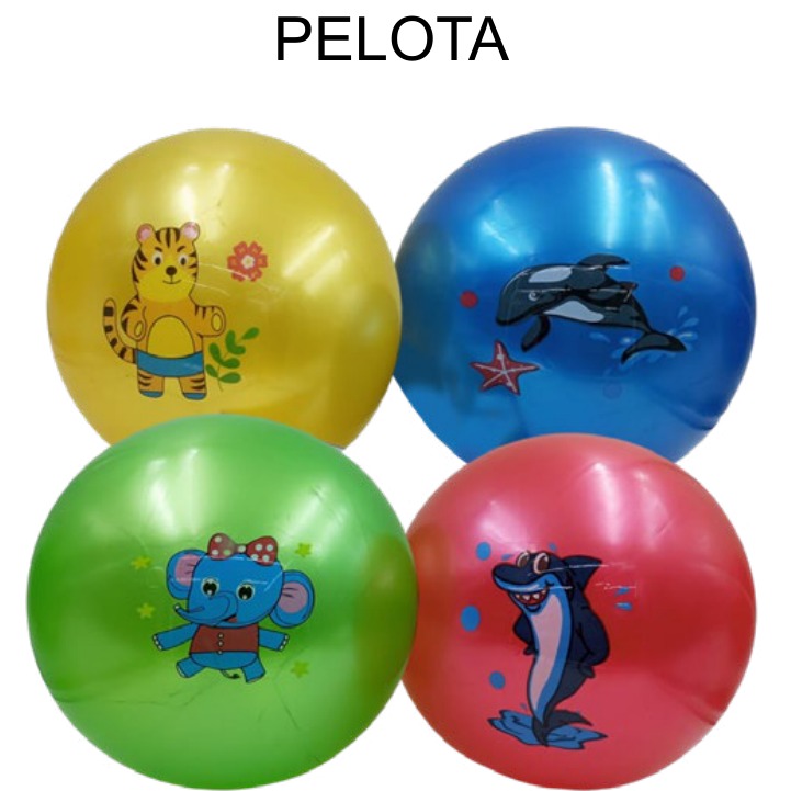 [EB-TY363265] Pelota Inflable de Playa 22cm PVC 70g Colores x480pz Set2 — WEISCO