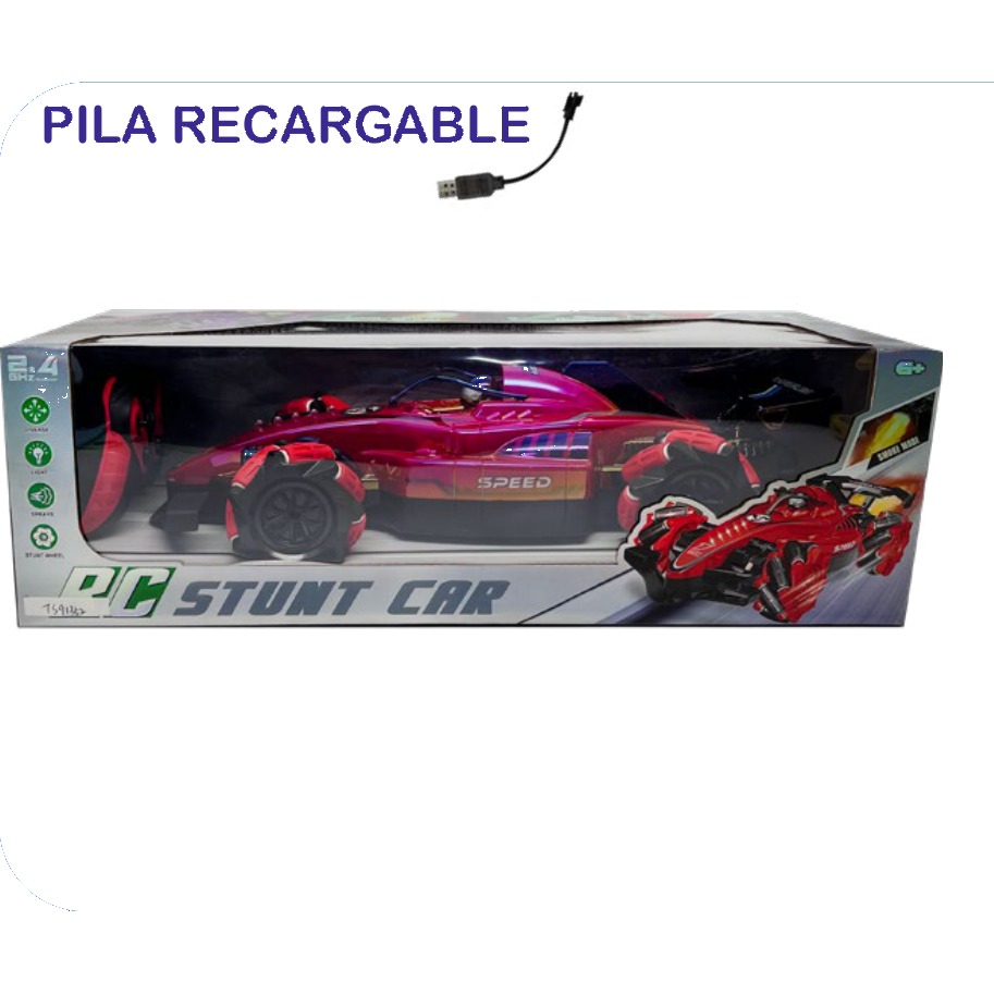 [EB-TS91352] Carro RC Stunt Car 9 Canales Acrobacias Extremas Recargable | EB-TS91352 | Caja x24 pzas