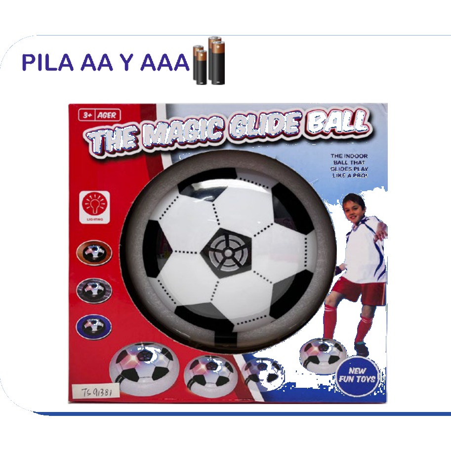 [EB-TS91381] Pelota Mágica Magic Glide Ball con Luz Flotante | EB-TS91381 | Caja x96 pzas