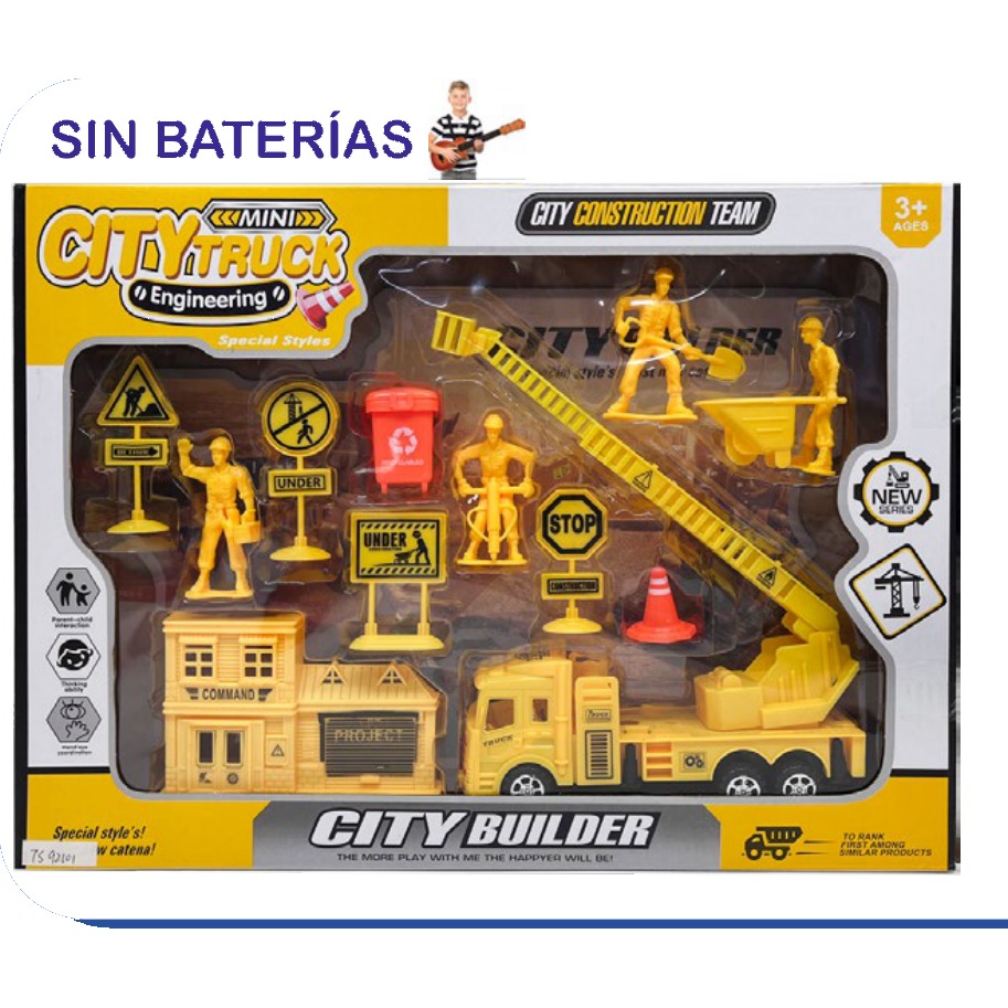 [EB-TS92101] Set City Builder Construcción City Truck 2 Colores | EB-TS92101 | Caja x48 pzas