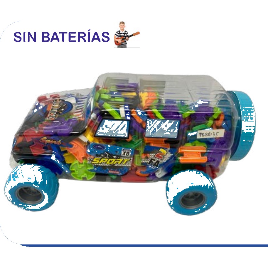 [EB-TS88135] Block Carro Bloques de Construcción en Forma de Camioneta | EB-TS88135 | Caja x24 pzas