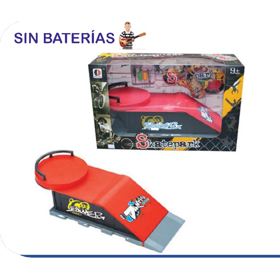 [EB-TS67385] Set Skatepark Dedos con Pista Rampa Modelo A | EB-TS67385 | Caja x24 pzas