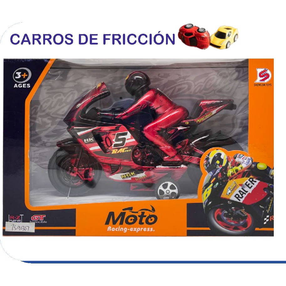 [EB-TS91367] Moto Racing Express Fricción 2 Colores | EB-TS91367 | Caja x72 pzas