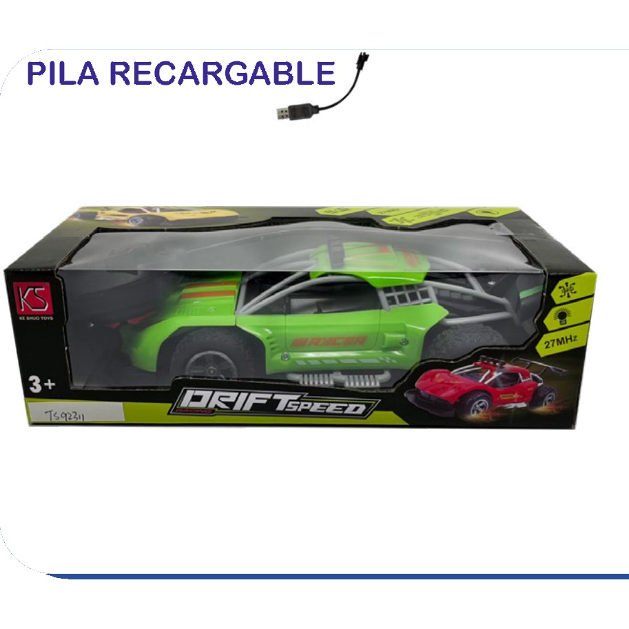 [EB-TS92311] Carro RC Drift Speed 4 Canales 4 Colores Recargable | EB-TS92311 | Caja x144 pzas