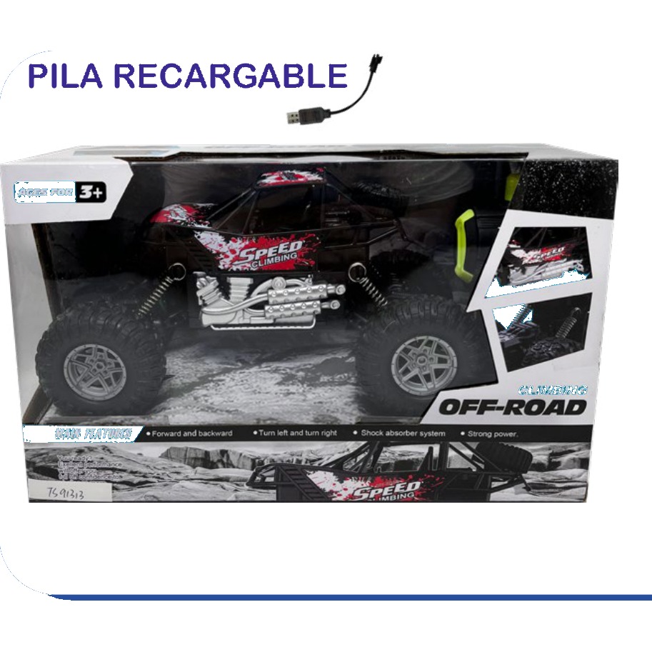 [EB-TS91313] Carro RC Off-Road Climbing Acrobacias Doble Cara Recargable | EB-TS91313 | Caja x36 pzas